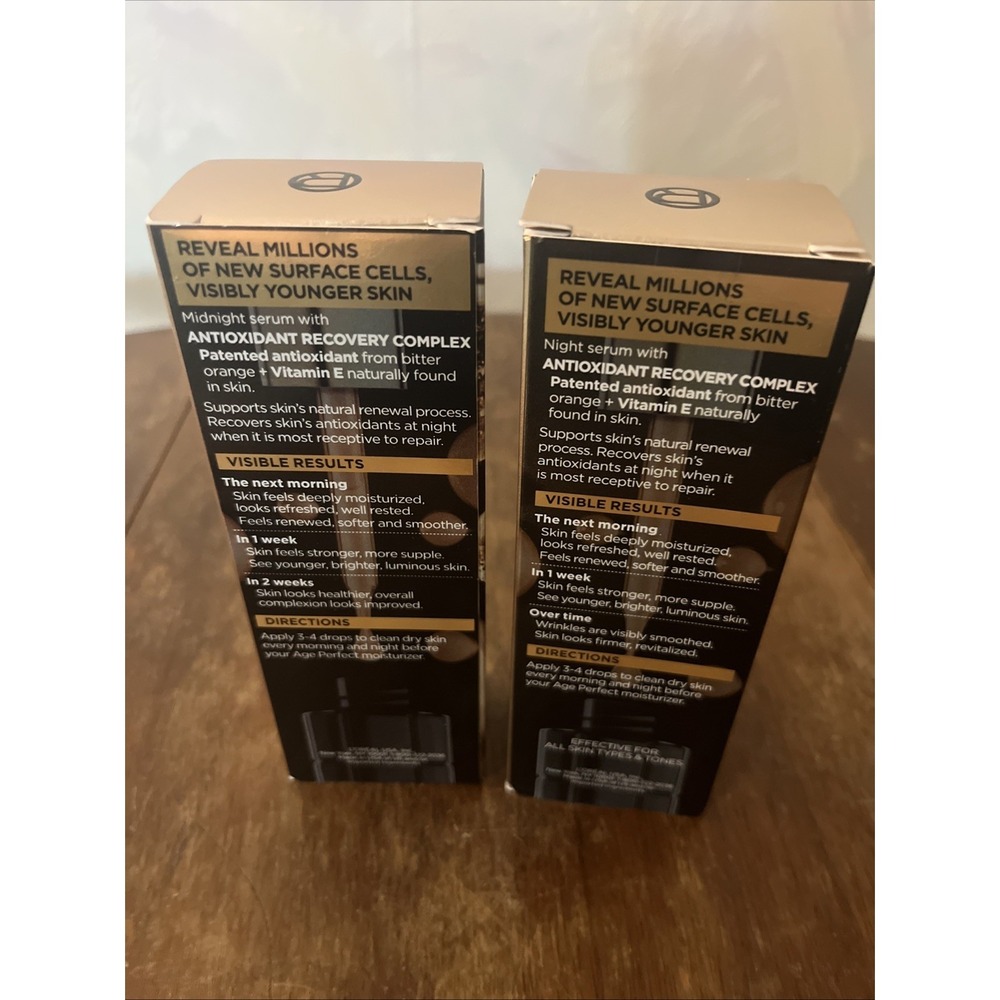 L'Oréal Age Perfection Cell Renewal Midnight Serum - 1oz each ~2 Packs - Picture 2 of 2